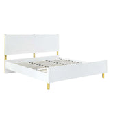 Gaines White High Gloss Finish Queen Bed Model BD01034Q By ACME Furniture